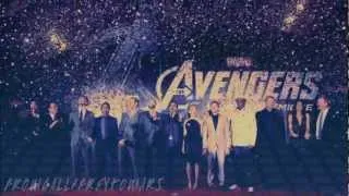 The Avengers Cast → Raise your glass! ♪ [300+ subscribers!]