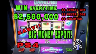 UNLIMITED MONEY GTA 5 ONLINE WIN 2.5 MIL CASINO SLOT JACKPOT EVERYTIME Diamond Miner NEVER LOSE PS4