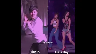 Dance ❤️ chall 🥰enge #Jimin VS #GirlsDay who's best 😍🤭