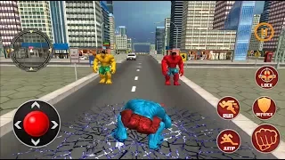 ► Incredible Green Hulk vs Red & Yellow Hulk Robot Battle - Monster Superhero City Robot Rescue