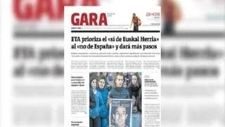 ETA no menciona su desarme en el comunicado a Gara