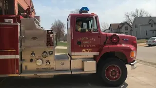 Postville Fire Dept Grass Fire Response - 4/4/21