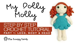 My Dolly Molly Crochet Along Part 1 - Free Crochet Doll Pattern