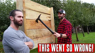 Build Your Own Axe-Throwing Target | This Ended Badly!