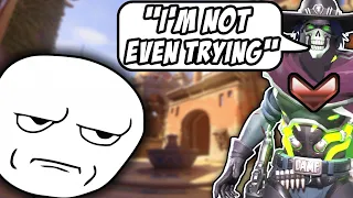 CRINGIEST TOXIC SMURF COMPLAINS IN OVERWATCH (THIS IS WHY I HATE SMURFS ON OVERWATCH)