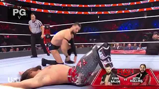 Seth Rollins Vs Finn Balor, WWE Raw, Nov 29 2021