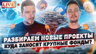 Куда инвестируют крупные фонды? | Разбор новых проектов / LIVE