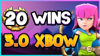 20 WINS in the Royal Tournament with 3.0 Xbow Cycle! — Clash Royale