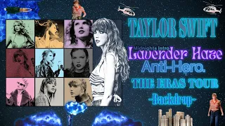 Taylor Swift - Midnights Intro, Lavender Haze & Anti-Hero - The Eras Tour (Backdrop#1)