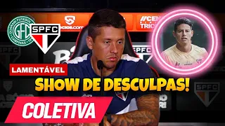 CARPINI FALA DE JAMES RODRÍGUEZ E NÃO MOSTRA EMPOLGAÇÃO! COLETIVA CARPINI GUARANI 1X1 SÃO PAULO