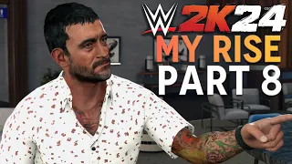 WWE 2K24: My RISE - Part 8 (CM PUNK) - CALM AFTER RAGE?