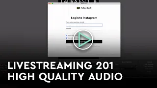 Live-streaming High Quality Audio