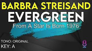 Barbra Streisand - Evergreen - Karaoke Instrumental