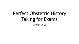 Perfect Obstetrics History Taking for Clinical Exams of MBBS/MS/DNB | Clinical Skills | OG