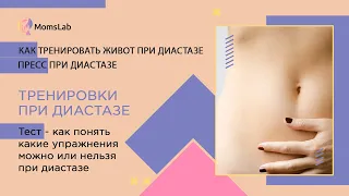 Как диагностировать диастаз. Тест на диастаз и самодиагностика диастаза во время тренировок.