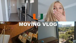 moving into my college apartment vlog | university of miami