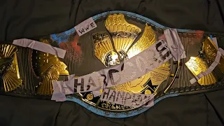 WWE Hardcore championship unboxing