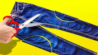 IDEAS Y MANUALIDADES CON JEANS || MANUALIDADES DE RECICLAJE Y REUTILIZACIÓN