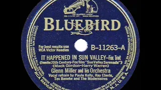 1941 Glenn Miller - It Happened In Sun Valley (Paula, Ray, Tex, & the Modernaires, vocal)