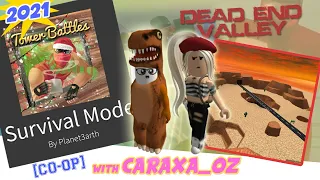 [2021] *Win/Triumph* Dead End Valley Map {Co-op/Duo} - Roblox Tower Battles with Caraxa_Oz