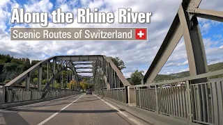 Along the Rhine River (from Bülach to Basel) – Driving on Scenic Routes Switzerland 🇨🇭