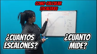 como saber cuantos ESCALONES hay que hacer en una ESCALERA - cuanto mide - gabucha