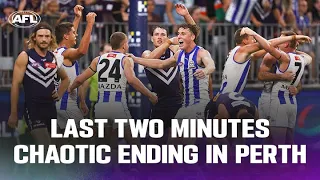 Last Two Minutes | Fremantle v North Melbourne | Round 2, 2023