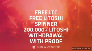 FREE LITOSHI SPINNER - FREE LTC - 200,000+ LITOSHI WITHDRAW TO COINBASE WITH PROOF!