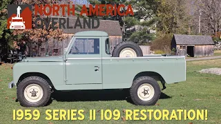 1959 Land Rover Series II Truck Cab Full Restoration NAO #044