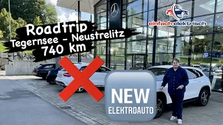 Unser Neues Elektroauto 🔋 Mercedes EQA 250 - Roadtrip 740 km vom Tegernsee nach Neustrelitz❗️