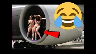 Giants of Aviation 2 - Airport St Maarten Bikini GIRLS ✱ Boeing 747 Airbus 380