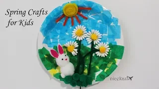 How to make Spring Crafts for Kids: Cute Bunny, kids craft, recycled craft