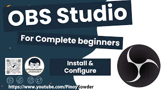 「PinoyKowder」→ How to download install and configure OBS Studio  in Windows 10 (Tagalog)