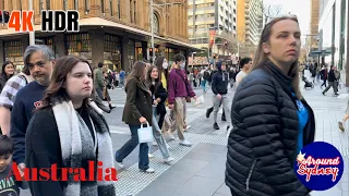 🇦🇺 Sydney's Enchanting Walk: 4K HDR Tour - Pyrmont to Chinatown | Darling Harbour, George Street