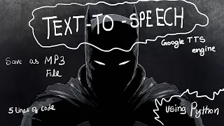 FREE Text to speech using simple Python code "saves the output as mp3" | unlimited TTS service |