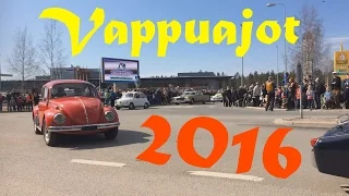 Wappuajot Oulu 2016 (Old car parade)