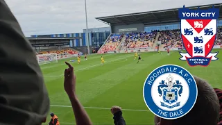 YORK CITY FC VS ROCHDALE AFC - 1-3 - The BEST we've EVER BEEN in YEARS - LNER Community Stadium