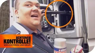 Schlagstock & Pfefferspray im LKW - Was will der Fahrer damit? | Achtung Kontrolle | kabel eins