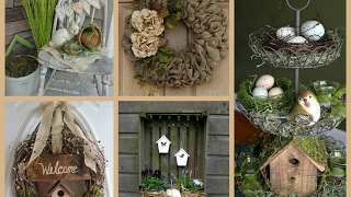 Rustic Spring Decor Ideas - Spring Decorating Ideas - Easter Rustic Decorations Inspo