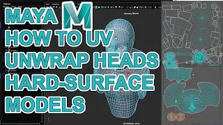 How to UV Unwrap a Game Model | Maya Tutorial #4