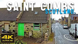 Saint Combs Village Walk, Scotland Countryside 4K