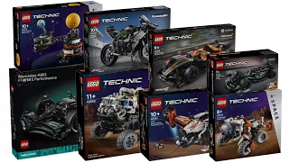 All LEGO Technic Sets March 2024 Compilation/Collection Speed Build