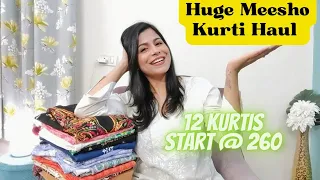 Huge Meesho Kurti Haul l Summer Kurti & Kurta Set Start at Rs. 260 l Dream Simple