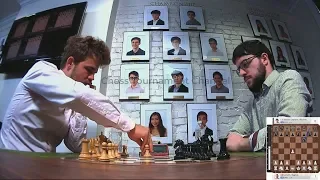 NOT EASY TO WIN QUEEN VS ROOK!!! Magnus Carlsen Vs Maxime Vachier Lagrave || BLITZ CHESS 2019