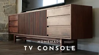 DIY #3 | 8ft Mid-Century Modern TV Console