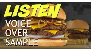 Voice Over Example | A&W Burgers Ad | Young Male Voice Over Actor