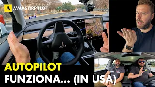 Ma allora GUIDA DA SOLA davvero! | Tesla AUTOPILOT FSD in...America