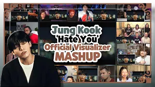 정국 (Jung Kook) "Hate You" Official Visualizer Reaction Mashup 해외반응 모음