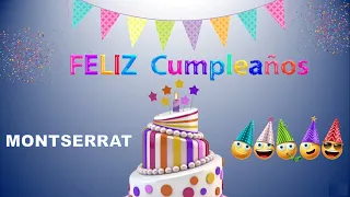 FELIZ CUMPLEAÑOS MONTSERRAT Happy Birthday to You MONTSERRAT #cumpleaños  #happy #new #viralvideos