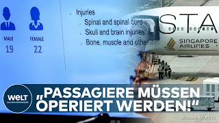 HORROR-BOEING: "Hirnverletzungen und Rückgrat-OPs" nach schweren Turbulenzen auf Flug nach Singapur!